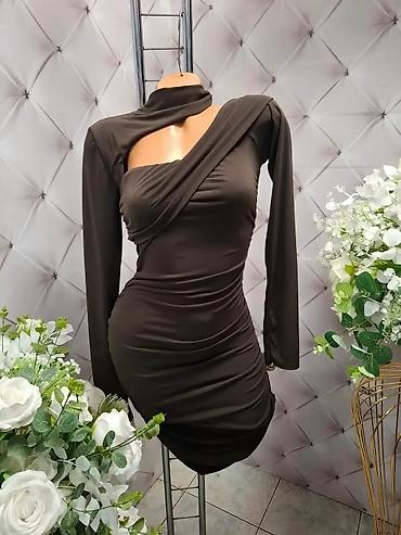 Haljine: Elegantne ženske haljine – večernji modeli sa dugim rukavima - — 19