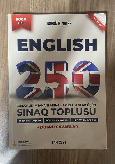 Testlər: İngilis dili üçün test vəsaiti - Nərgiz.Nəcəf “5000test-3cü nəşr”