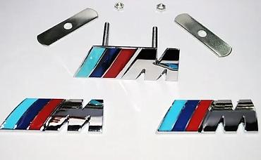 Auto delovi, gume i tjuning: BMW M znak samolepljiv metalni. Samolepljiv znak oznaka originalnih — 6