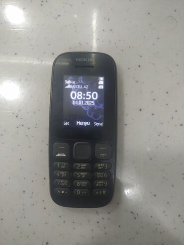 Nokia: Nokia 105 4G, rəng - Qara, Zəmanət, Düyməli