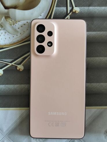 планшет купить в баку: Samsung Galaxy A53, 256 GB, rəng - Çəhrayı, Barmaq izi