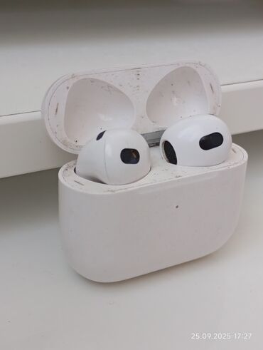 Наушники: Вакуумные, Apple, Б/у, Беспроводные (Bluetooth), Классические