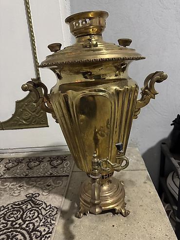 samavar qiyməti: Qədim samovar, 1898 il, Mis, Vəziyyəti: Əla — 1