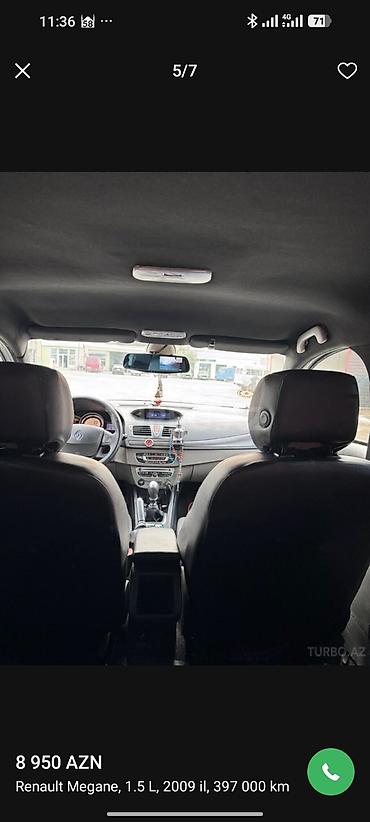uc tekerli motor: Renault Megane: 1.5 l | 2009 il Hetçbek — 7