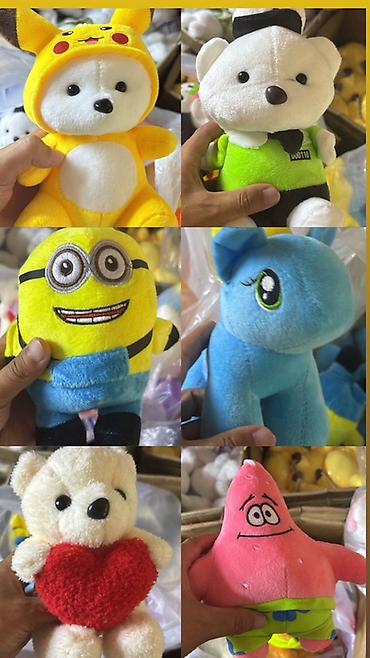 Игрушки: 🧸 **Продаются новые мягкие игрушки ОПТОМ!** 💰 Цена — **150 сом за 1 — 2