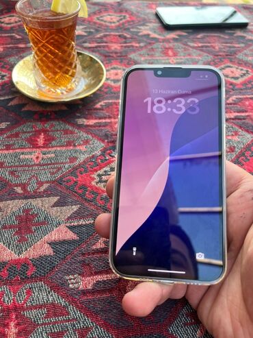 защитное стекло iphone: IPhone 13, 128 GB, Pacific Blue, Zəmanət, Simsiz şarj, Face ID