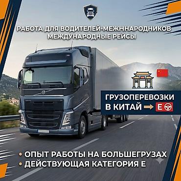 компании: Требуется Водитель грузового транспорта, Категория прав (CE), На тягач — 1