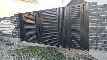 Металлические заборы: Металлические ворота и секции ограждения в современном стиле - Типы — 11