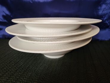 Kuhinjski setovi: Cinije porcelanske,vintaz za supe,corbe. Cinije neobocnog oblika za — 4