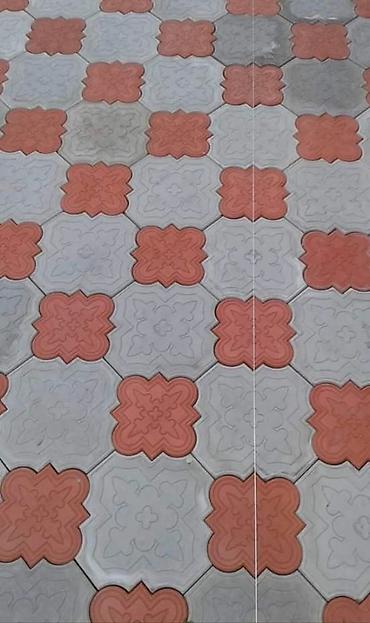 Тротуарная плитка: Тротуарная плитка вибролитая (комплектные наборы и бордюр) - Тип — 14