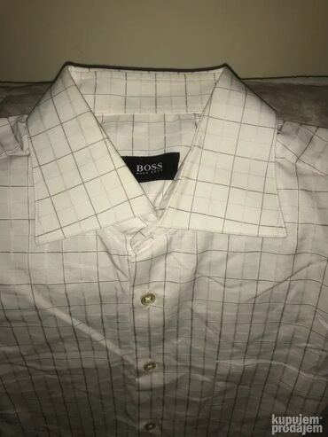 Košulje: Košulja Na duge rukave, L, Hugo Boss, bоја - Bela, Pamuk — 7