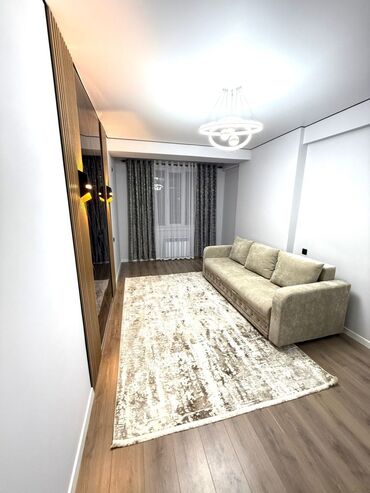 асанбай дом: 1 комната, 40 м², Элитка, 10 этаж, Дизайнерский ремонт