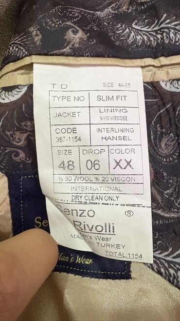 Kostyumlar: Kostyum, Demisezon, rəng - Boz — 8