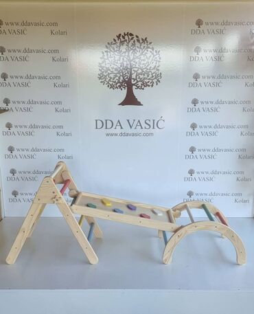 Ostali dečiji nameštaj: 100% NOVE Penjalice za Decu - Model 3 🌟 Naše drvene penjalice za — 4