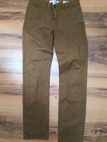 pantalone na vezivanje: Pantalone H&M, S (EU 36), bоја - Braon