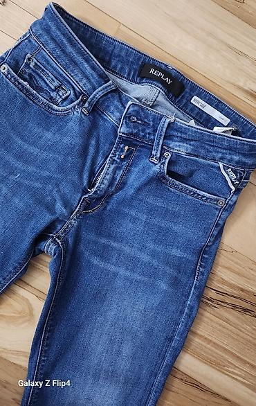 Farmerke: REPLAY ženske farmerke – model New Luz (Skinny Fit) - Klasičan plavi — 4