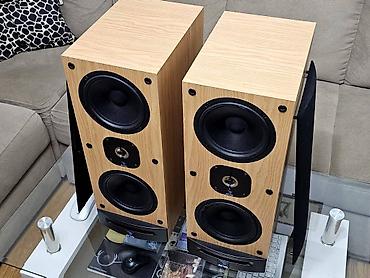 Zvučnici i stereo sistemi: JM Lab stereo zvučnici – podnostojeći, drveni finiš (svetli hrast), sa — 8