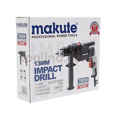 Makute ID780 zərbəli matkap - Güc: 780W - Gərginlik: 220–240V