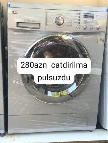 maşın hissələrinin adları: Paltaryuyan maşın LG, 6 kq, İşlənmiş, Avtomat, Qurutma var, Kredit yoxdur