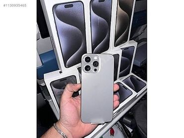 dubay iphone 15: IPhone 15 Pro, 128 GB, Gümüşü