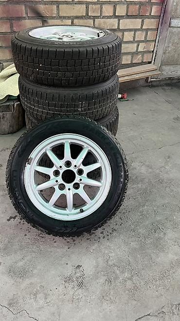 195 14 с: Комплект из 5 колёс для BMW 27 стиль : зимние шины Dunlop на литых — 1