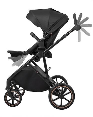cena torbe: KIKKA BOO Kolica THEA black set 2u1 sa tvrdom korpom (SKU: KKB2) — 6