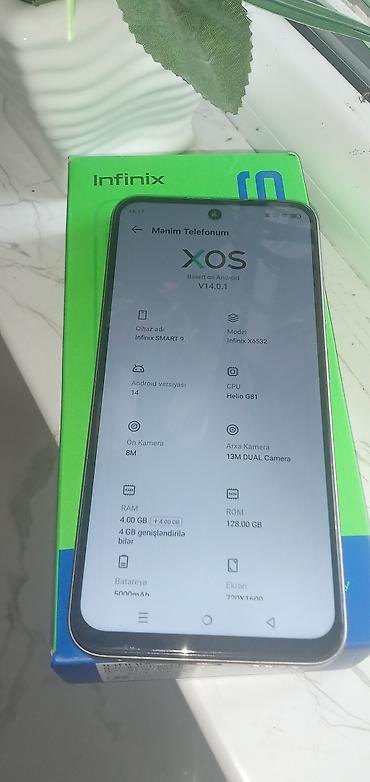 realme gt master: Infinix Smart 9 HD, 128 GB, rəng - Gümüşü — 4