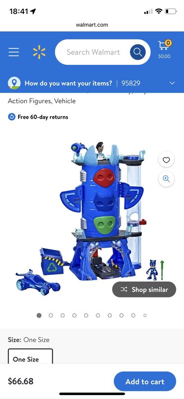 avtobus satisi: Pj masks oyuncaq seti. Bütün hisseleri var. Amerikqdan 66$ alınıb. 55