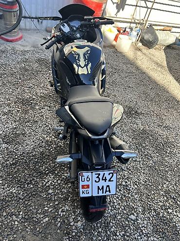 kawasaki ninja h2r цена: Спортивный мотоцикл класса 400см³ (визуально ближе к 400), черный, в — 4