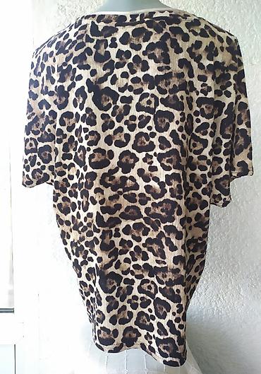 Bluze: "JANINA" Bluza Leopard Print - Kratak Rukav * L ⭕ Stanje: Odlično - — 3