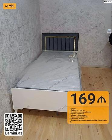 madeyra matras: Çarpayı – La Mini (Kod: 2975) - Ölçü: 90 × 200 sm - Mexanizm — 1