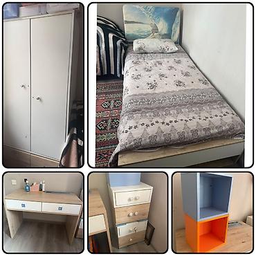 Təcili evdən çıxmalıdır!! 2 kravat (matrasları var)2 şkaf 2 divar