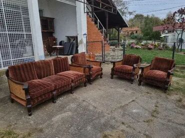 Stilske garniture: Stilska garnitura u odlicnom stanju, trosed i tri fotelje — 5