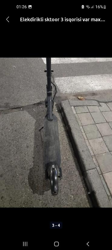 velosiped motoru: İşlənmiş Elektrik samokat 10", 351 - 500 Vt, > 45 km/s, Ünvandan götürmə — 4