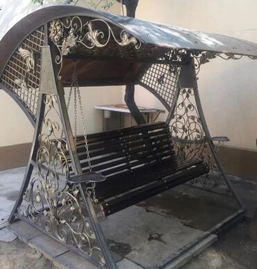 Yelləncəklər: Yeni, Skamya-yelləncəl, Zontikli, Metal — 20