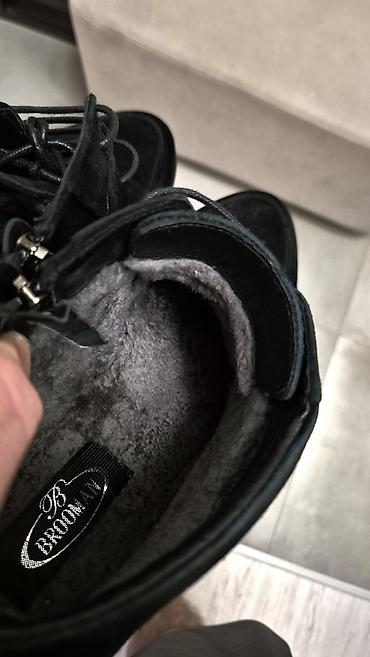 Ботинки: Ботинки-челси Brooman, черные. Замша, мех. Куплены за $200, носились 1 — 2