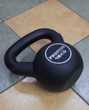 Степперы: Гиря PROIRON 16 kg - Вес: 16 кг (маркировка на корпусе). - Тип