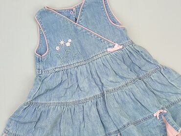 pomaranczowa letnia sukienka: Dress, 9-12 months, condition - Very good