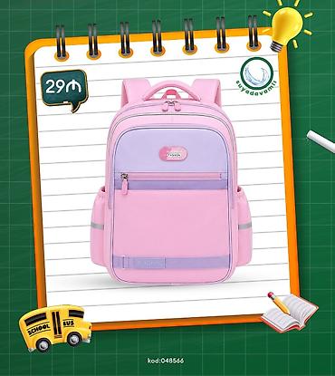 Məktəb çantaları: 🎒MƏKTƏBLİ ÇANTALARI 1. Minimalist Müasir Çanta (Kod: 048567) ❌İlkin — 16