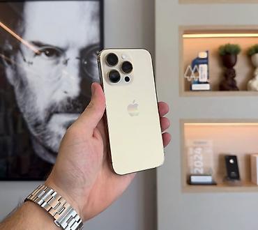 IPhone 14 Pro, 128 GB, Matte Gold, Zəmanət, Simsiz şarj, Face ID