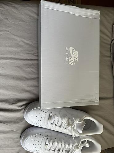 аир форсы: Мужские кроссовки, 49, 50, Nike, Новый, цвет - Белый, Платная доставка, Самовывоз — 6