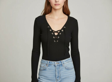 Topy: Gina Tricot, Top damski, rozmiar XS