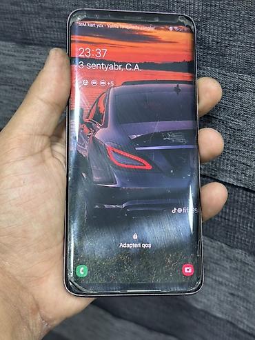 s9 samsung: Samsung Galaxy S9 Plus, 64 GB, rəng - Bənövşəyi, Zəmanət, Barmaq izi, Simsiz şarj — 1