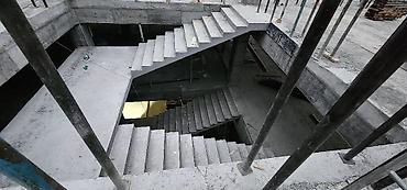 Бетонные лестницы: Бетонная лестница Для дома, Форма лестницы: Винтовая — 8