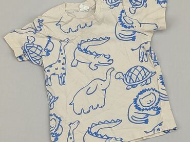 koszula z myszką miki: Koszulka, H&M, 9-12 m, stan - Bardzo dobry