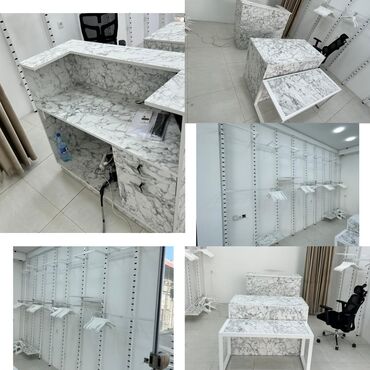 Konteynerlər: Magaza vitrinləriresepsin masa birlikdə satılır 1200 azne Təzə
