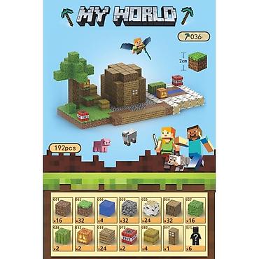 Игрушки: 🧲 Магнитные кубики Minecraft 554 шт + 15 минифигурок- 4150 сом 538 шт — 9