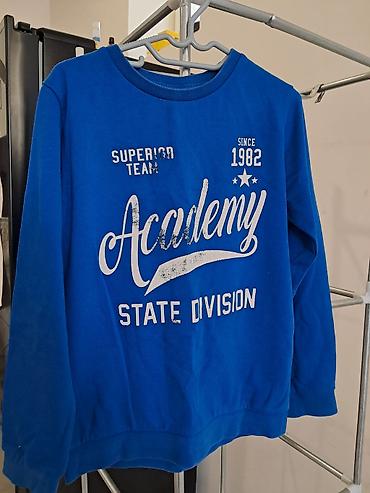 cool geyimler: Uşaq üçün 4 ədəd uzunqol sweatshirt dəsti - Tünd mavi sweatshirt: Ön — 2