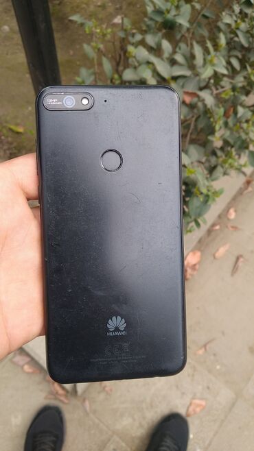 huawei y7 qiymeti: Huawei Y7, 2 GB, rəng - Qara, İki sim kartlı, Face ID, Düyməli
