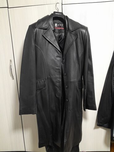 секонд хенд кожаные куртки: Кожаная куртка, Классическая модель, Натуральная кожа, Приталенная модель, S (EU 36)